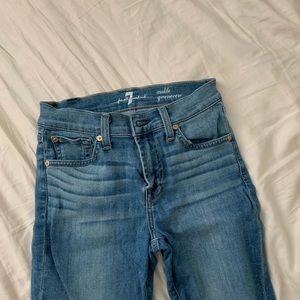 7 For All Mankind skinny ankle jeans